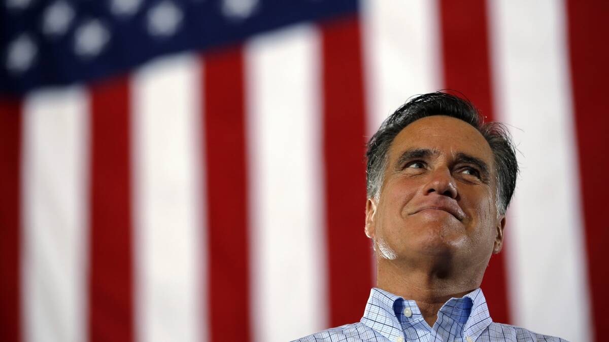 Republican presidential candidate Mitt Romney.