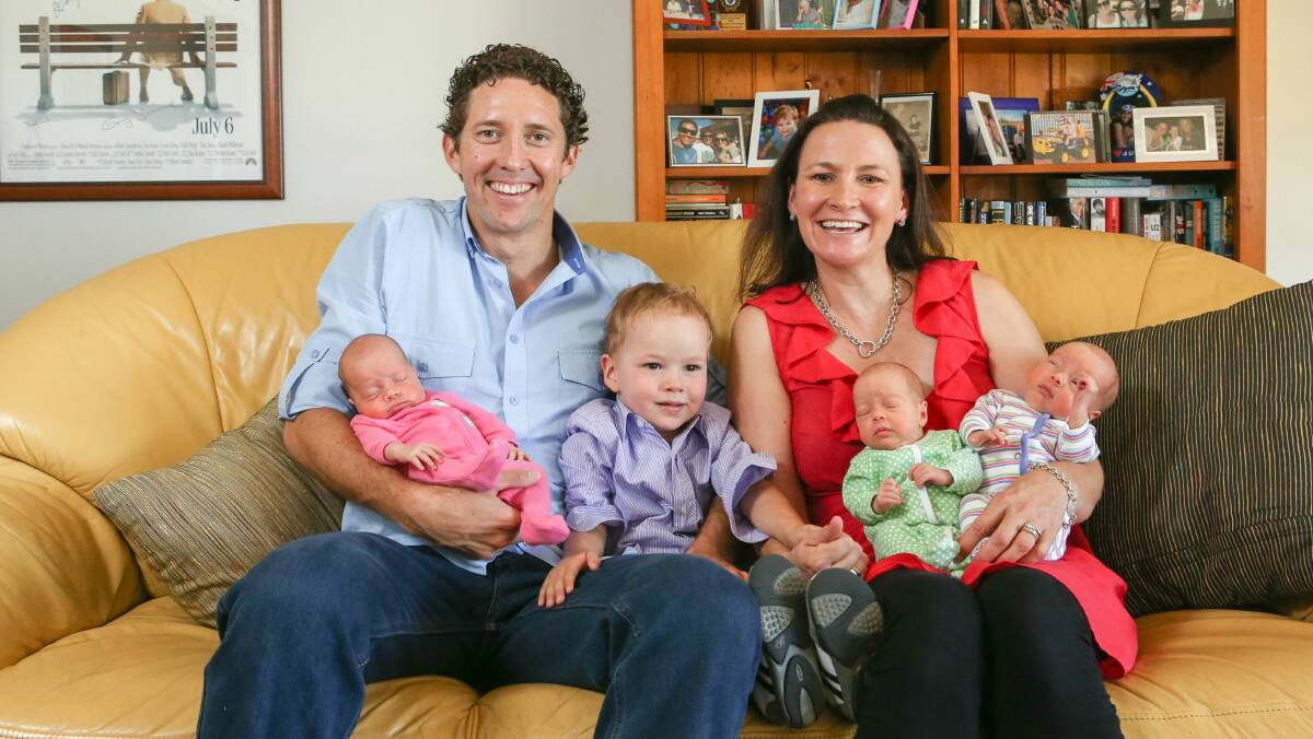 GALLERY: Meet the colour-coded Buckley triplets 