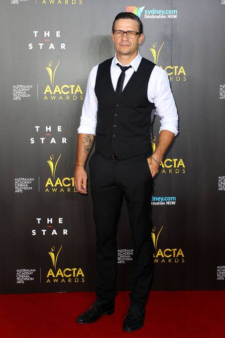 Matt Nable at the AACTA Awards. Picture: GETTY IMAGES