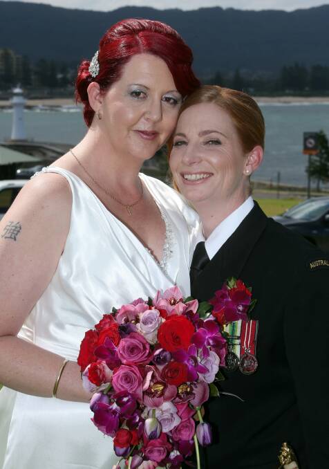 November 30: Racheal Cosgrove and Gillian White were married at Flagstaff Hill, Wollongong.