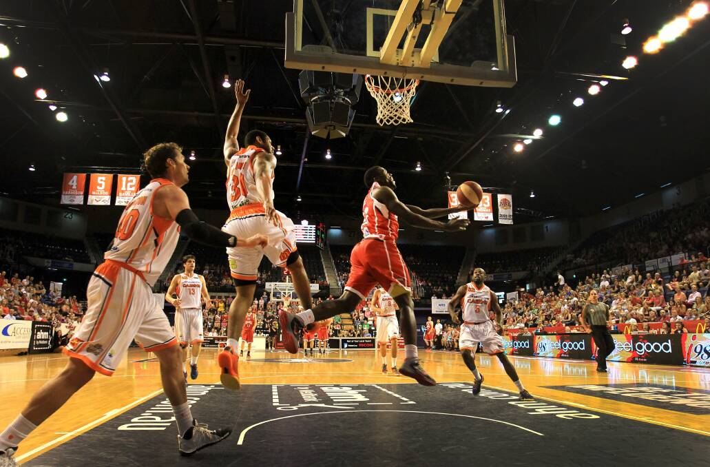 File photo of the Wollongong Hawks V Cairns Taipans at the WEC.