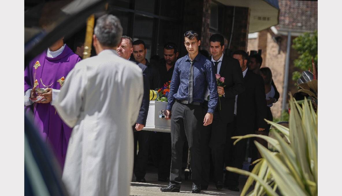 The funeral service of Cassandra Nascimento at St John’s Catholic Church. Picture: CHRISTOPHER CHAN