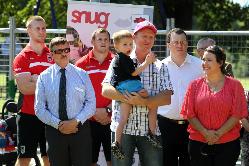 Corrimal Memorial Park's sod-turning ceremony. Picture: SYLVIA LIBER