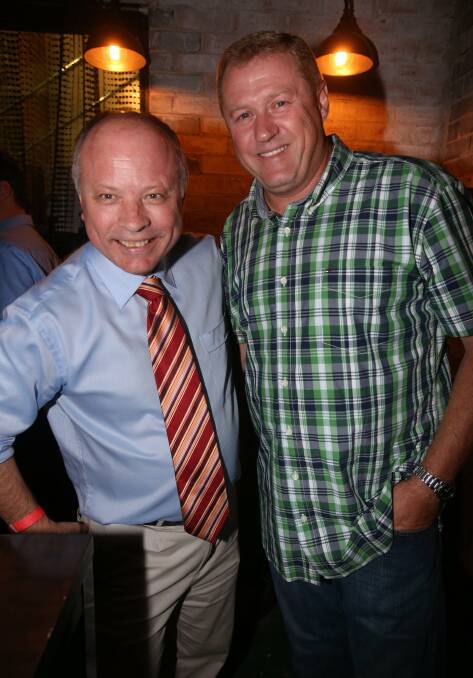 Steve Warwick and Colin Ramsay at Howlin' Wolf Bar.