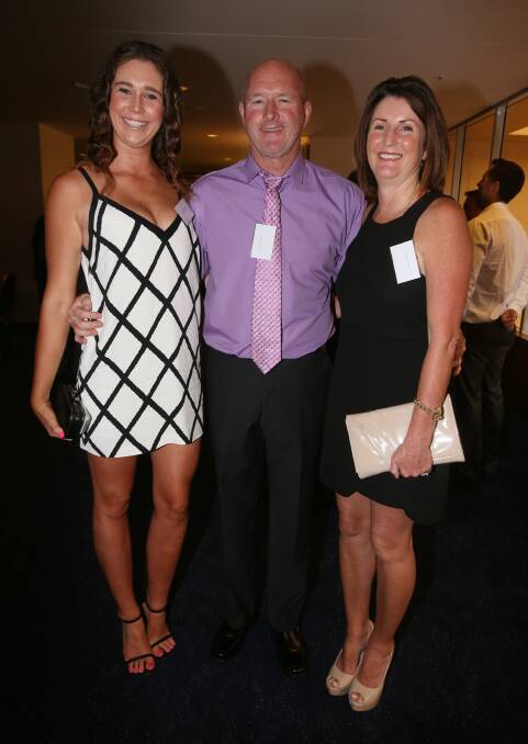 Jessica, Les and Cheryl Rosskelly at Novotel Northbeach.