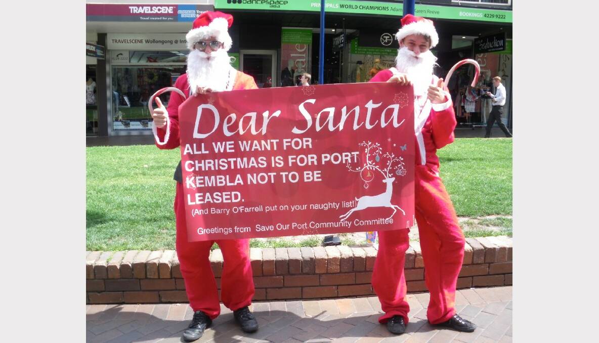 'Dear Santa: we'd like to keep our port'