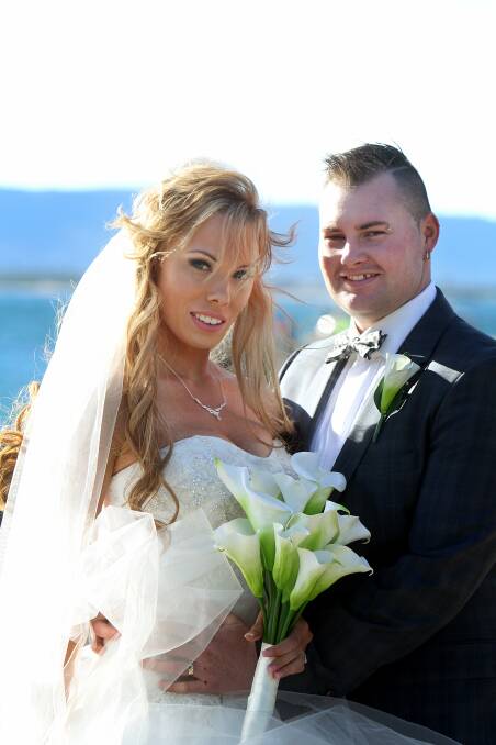 July 20: Victoria Stock and Matthew Johnson were married at Harbourfront Restaurant, Wollongong.