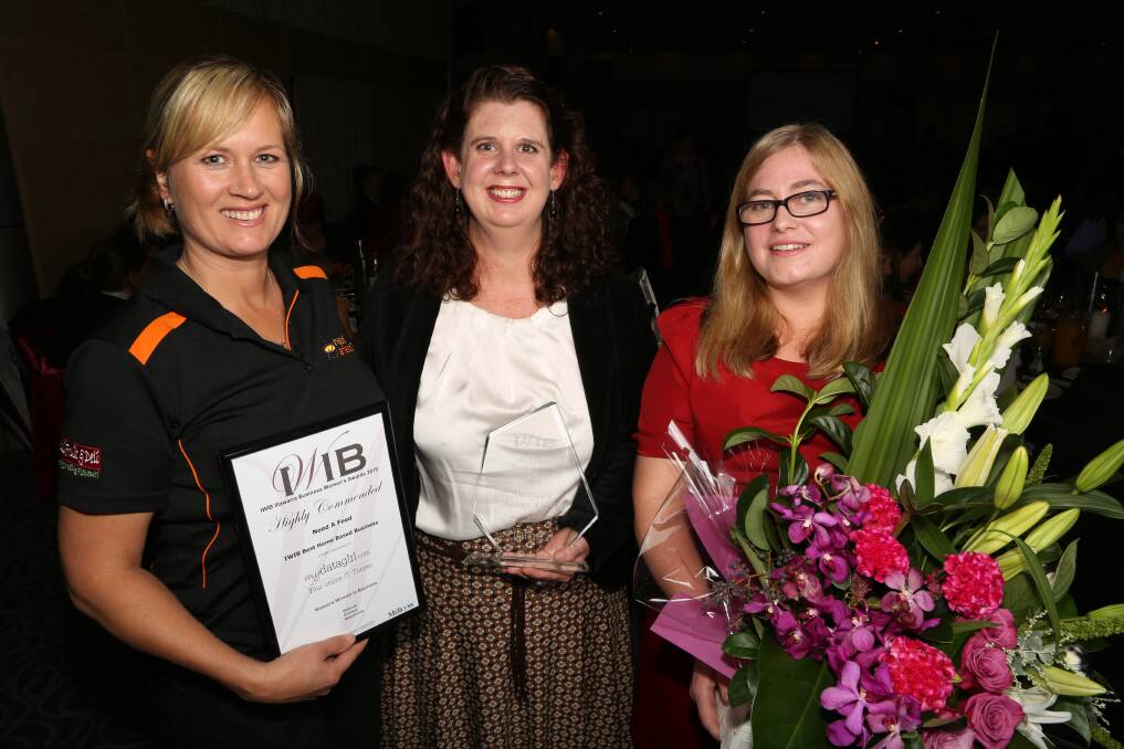 Winners, highly commended award recipients and guests at the 2015 IWIB Awards at City Beach Function Centre.